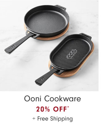 Ooni Cookware 20% Off* + Free Shipping