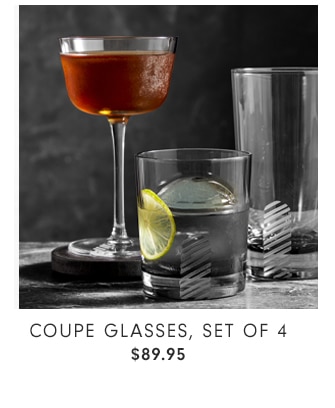 Coupe Glasses $75.95