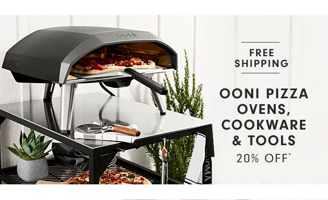 Ooni Pizza Ovens, Cookware & Tools 20% off*