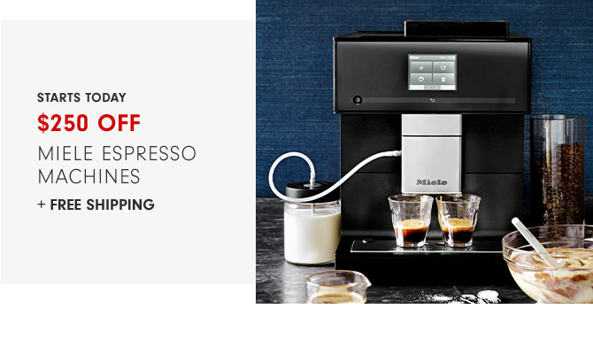 STARTS TODAY - $250 Off Miele Espresso Machines + FREE SHIPPING