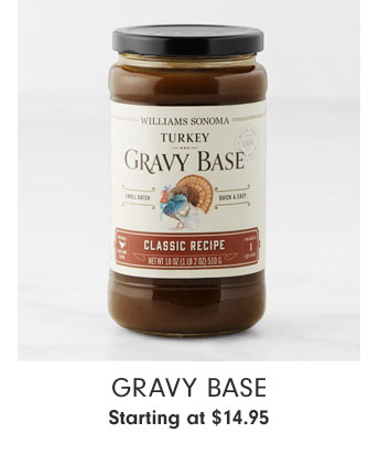 Gravy Base Starting at $14.95