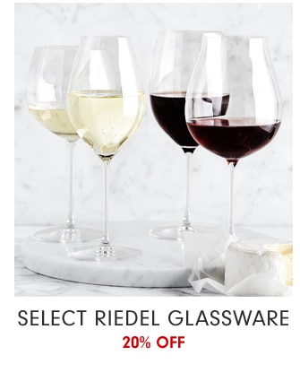 Riedel Glassware 20% OFF