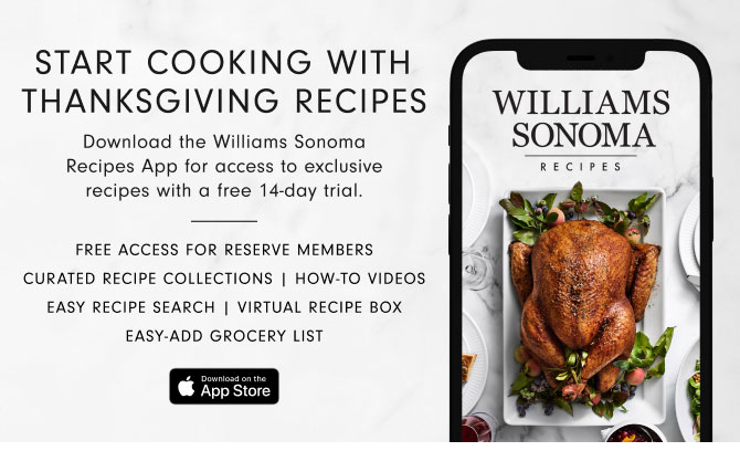 START COOKING WITH THANKSGIVING RECIPES - Download on the App Store