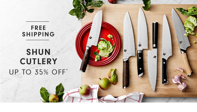 SHUN CUTLERY UP TO 35% OFF*