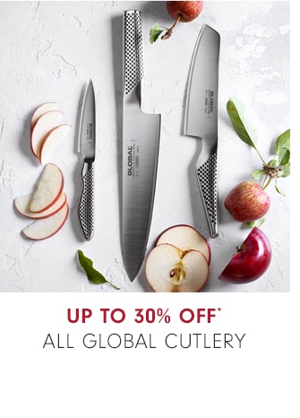 up to 30% off* global cutlery