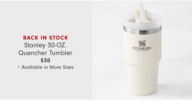 Back In Stock - Stanley 30-OZ. Quencher Tumbler $30 + Available in More Sizes