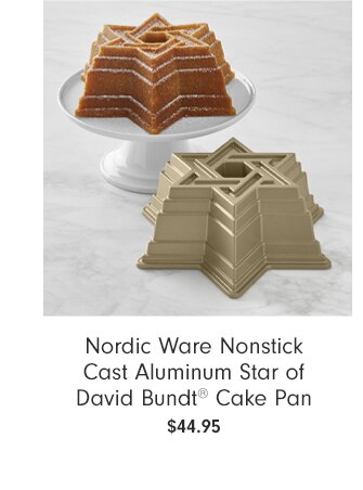 Nordic Ware Nonstick Cast Aluminum Star of David Bundt® Cake Pan - $44.95