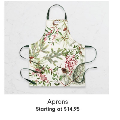 Aprons Starting at $14.95