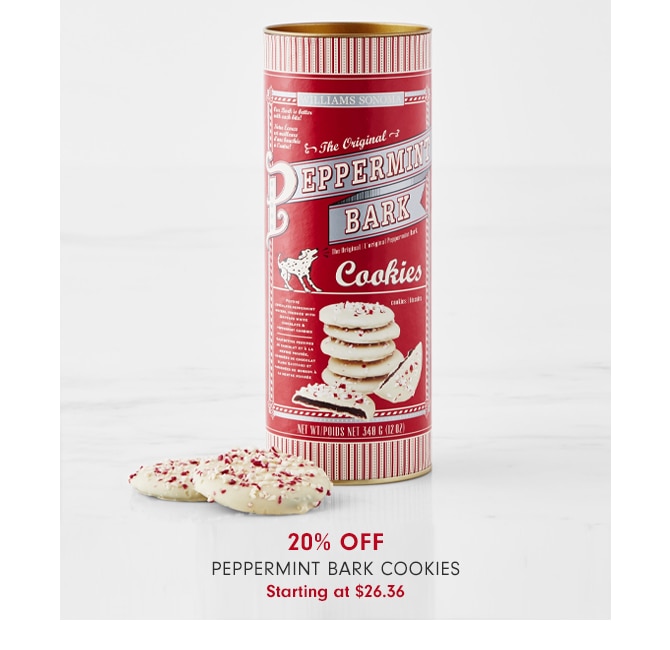 20% OFF Peppermint Bark Cookies - Starting at $26.36