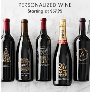 personalized wine Starting at $57.95