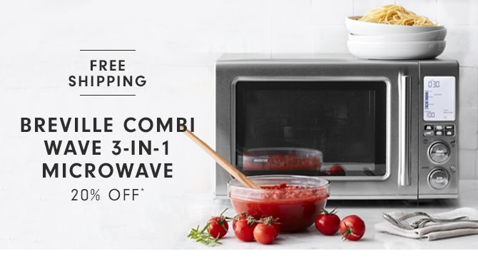 BREVILLE COMBI WAVE 3-IN-1 MICROWAVE - 20% OFF*