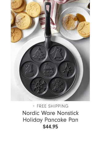 + Free Shipping Nordic Ware Nonstick Holiday Pancake Pan $44.95