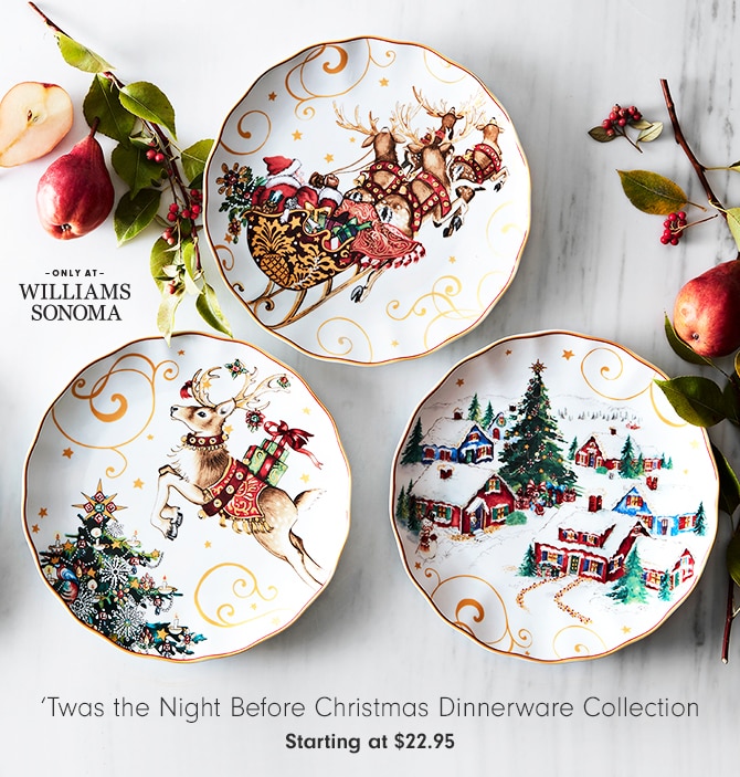 ‘Twas the Night Before Christmas Dinnerware Collection - Starting at $22.95