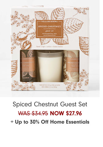 Spiced Chestnut Guest Set NOW $27.96 + Up to 30% Off Home Essentials