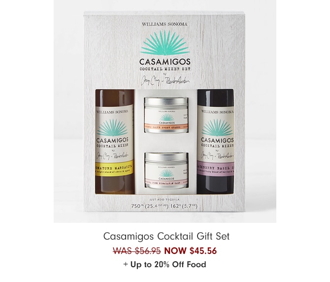 Casamigos Cocktail Gift Set NOW $45.56 + 20% Off Food