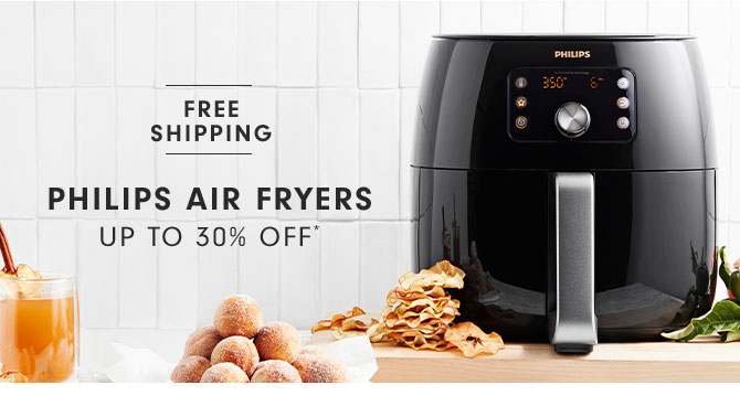 Philips Air Fryers Up to 30% Off*