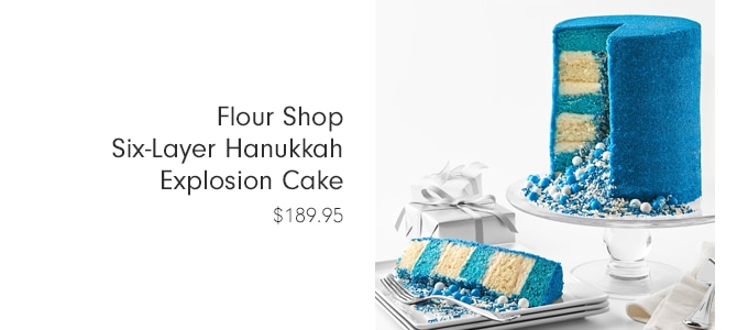 Flour Shop Six-Layer Hanukkah Explosion Cake - $189.95