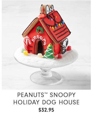 PEANUTS™ Snoopy Holiday Dog House $32.95