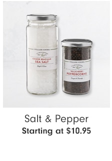 Salt & Pepper - Starting at $10.95