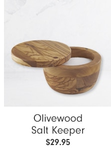 Olivewood Salt Keeper - $29.95