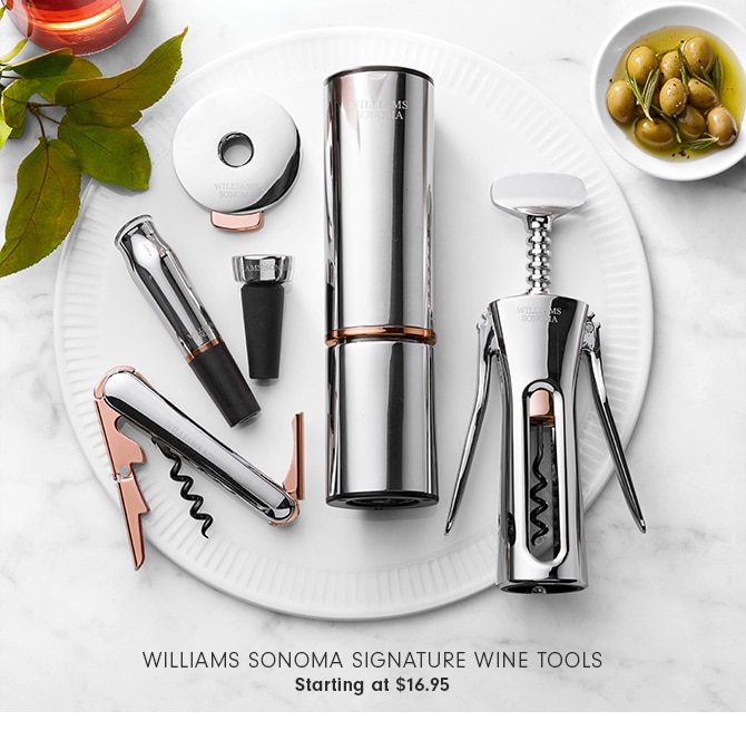 Williams Sonoma Signature Wine Tools - Starting at $16.95