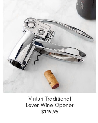 Vinturi Traditional Lever Wine Opener - $119.95