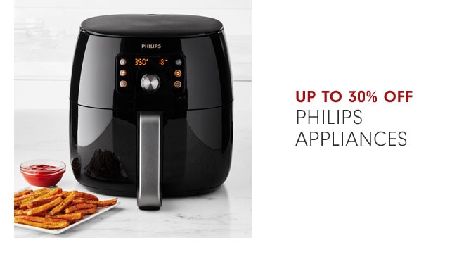 Up to 30% Off Philips Appliances