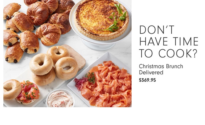 Don’t Have Time to Cook? Christmas Brunch Delivered $369.95