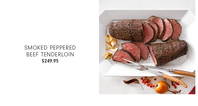 Smoked Peppered Beef Tenderloin - $249.95