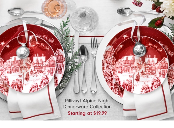 Pillivuyt Alpine Night Dinnerware Collection - Starting at $19.99