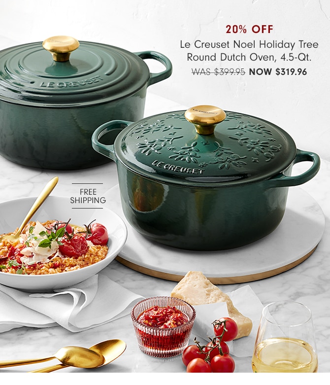 20% Off - Le Creuset Noel Holiday Tree Round Dutch Oven, 4.5-Qt. - NOW $319.96