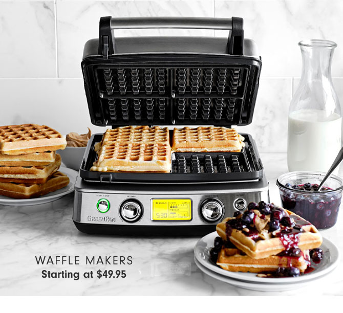 Waffle Makers Starting at $49.95