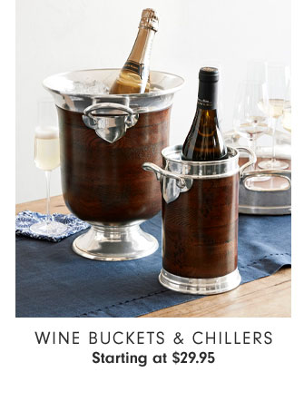 Wine Buckets & Chillers Starting at $29.95