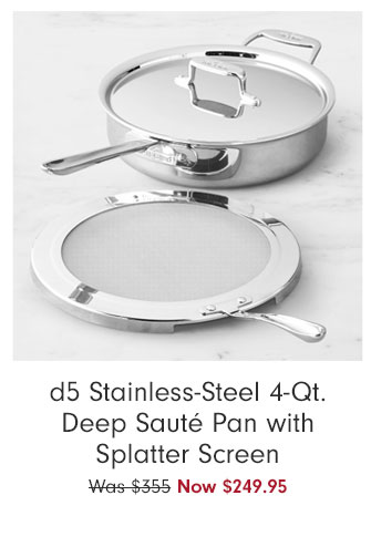 All-Clad G5 Graphite Core Stainless-Steel Saucepan, 4-Qt.