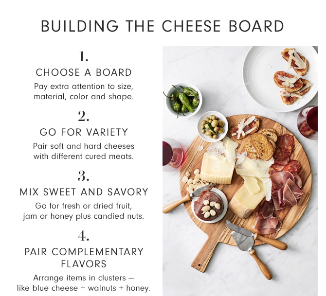 BUILDING THE CHEESE BOARD