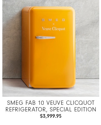 Smeg Fab 10 Veuve Clicquot Refrigerator, Special Edition - $3,999.95