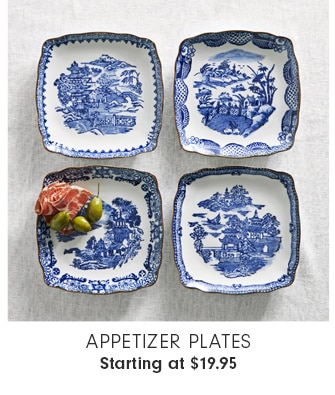 Appetizer Plates - Starting at $19.95