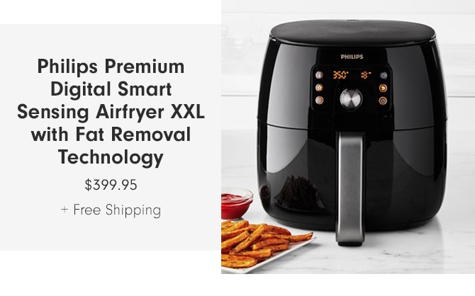 Philips Premium Digital Smart Sensing Airfryer XXL with Fat Removal Technology - $399.95 + Free Shipping