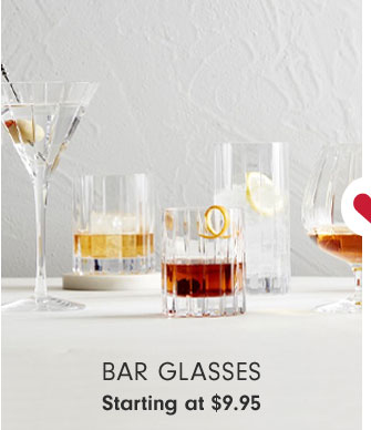 BAR GLASSES - Starting at $9.95