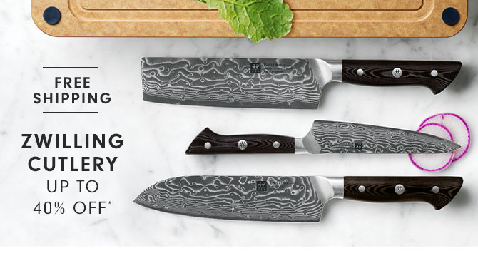 ZWILLING CUTLERY UP TO 40% OFF*