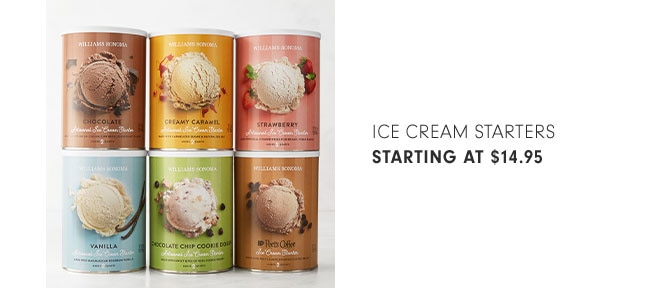 ICE CREAM STARTERS STARTING AT $14.95