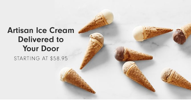 Artisan Ice Cream Delivered to Your Door STARTING AT $58.95