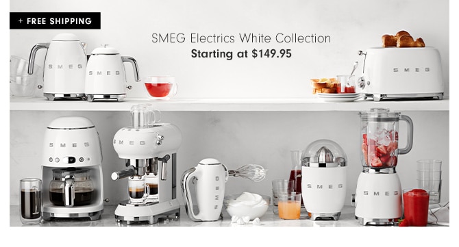 SMEG Electrics White Collection - Starting at $149.95