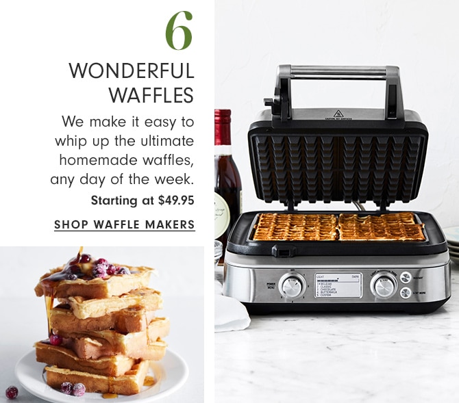 SHOP WAFFLE MAKERS