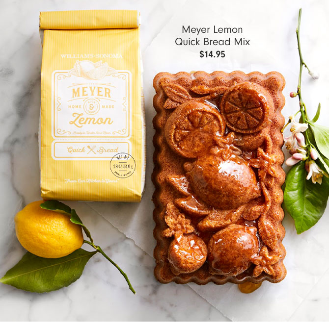 Meyer Lemon Quick Bread Mix $14.95