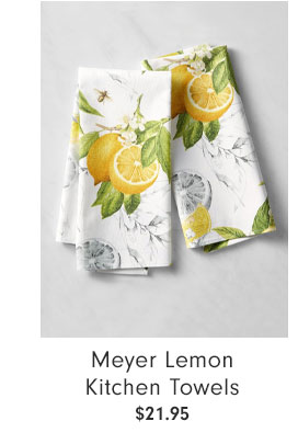 Meyer Lemon Kitchen Towels $21.95