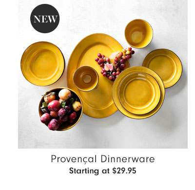 Provençal Dinnerware Starting at $29.95