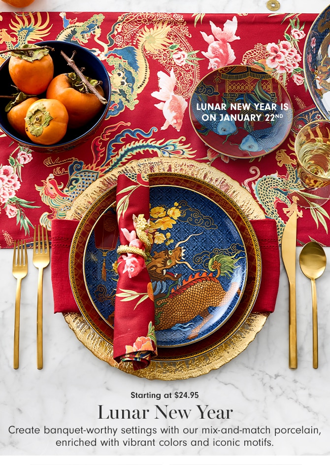 Starting at $24.95 - Lunar New Year