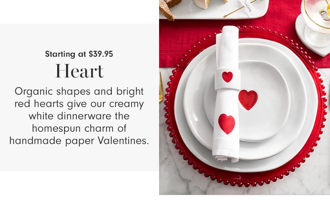 Starting at $39.95 - Heart