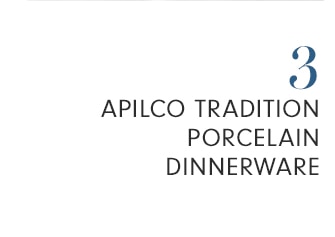 APILCO TRADITION PORCELAIN DINNERWARE